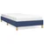 Vidaxl Posteljni okvir moder 90x190 cm blago