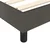 Greatstore Box spring postelja z vzmetnico temno siv 90x190 cm žamet