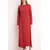Trendyol Modest Ženska haljina Tctss26Eb00054, Crvena