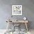 Decormat Podloga za stol Hydrangea 140x100 cm 15 cm