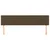 Vidaxl vidaXL Vzglavja za posteljo, 2 kosa, temno rjava, 100x5x78/88 cm blago