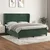Vidaxl Box spring postelja z vzmetnico temno zelena 180x200 cm žamet