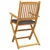 Sklopiva stolica s jastukom 8 pcs Siva 49 x 57,5 x 92 cm