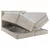 MID.YOU POSTELJA BOXSPRING 160 cm  x 200 cm , les, tekstil, leseni material krem barve