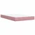 VIDAXL Box spring postelja z vzmetnico roza 120x200 cm žamet