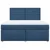 vidaXL vidaXL Box spring postelja z vzmetnico modra 180x200 cm blago, (21306524)
