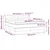 Vidaxl Box spring postelja z vzmetnico temno rjava 160x200 cm blago