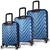 MyValice Set kofera 6654, 3 dela, Plavi