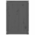 vidaXL Zaboj za perilo siv 88,5x44x66 cm trdna borovina