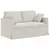 Sofa Krema 138 x 78 x 80 cm Baršun