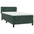 Vidaxl Box spring postelja z vzmetnico temno zelena 80x200 cm žamet
