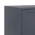 Komoda antracit 68,5 x 38,5 x 123,5 cm čelična