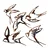 WALLXPERT Zidna dekoracija Birds 2