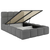 Tapacirani Krevet Cloudy 140/200 cm , siva