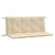 Jastuci za vrtnu klupu 2 kom bež 120x50x7 cm tkanine Oxford