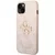 Guess zaščitni ovitek Big Metal Logo 4G Pink Hard Case, Iphone 14 Pro