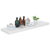 Plutajuće zidne police 4 kom sjajne bijele 90x23,5x3,8 cm MDF