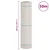 Vidaxl Membrana proti plevelu bela 0,5x50 m PP