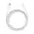 BASEUS Dynamic Fast kabel z USB Type-C za iPhone Lightning 2 m 20 W bele barve CALD000102