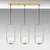 Opviq Luster Mudoni-Mr-936-1, 70x15x115cm, IP20, Belo-zlatne boje