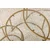 Hanah Home Klub sto-set Aurum, 42x35x42cm, 60x39x60cm, 80x43x80cm, 3 komada, Zlatne boje