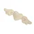 INF Ročaji pete (2 para) - 3 mm Beige, (21540492)