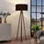 OPVIQ AYD 2933 Podna lampa, Drvena, E27, Bordo
