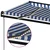 Automatska tenda sa senzorom LED 400x300 cm plavo-bijela