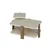 Hanah Home klub sto Via 20454, 40,9 cm, travertin / Rahle