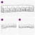 Set vanjskih sofa 6 pcs Bijela i antracit 404 x 166,5 x 73 cm