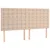 Vidaxl Box spring postelja z vzmetnico kapučino 200x200 cm um. usnje