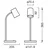Osram - Stona lampa DESK LINE 1xGU10/9W/230V bela