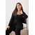 Trendyol Curve Ženska bluza Tbbaw26Af00046, Crna
