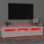 Den TV omarica z LED lučkami bela 180x35x40 cm