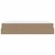 Okvir kreveta s madracem Ostalo 2 pcs Smeđa PVC