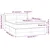 Vidaxl Box spring posteljni z vzmetnico črn 140x190 cm blago