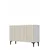 Hanah Home komoda Didema 120, 120 cm, bela / travertin