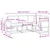 Set vanjskih sofa 4 pcs Prirodna i krem Poliester