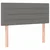 Vidaxl Box spring postelja z vzmetnico LED temno siva 90x190 cm blago