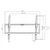 Xstand TILT 37-86 Nosač za TV/Nagib-8-0/VESA 600x400/45kg/2cm od zida