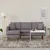 ATELIER DEL SOFA Ugaona garnitura Sofia Corner Left Grey