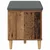 Klupa za hodnik s jastukom s vratima Staro drvo 60 x 38 x 46 cm