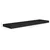Plutajuće zidne police 2 kom crne 90 x 23,5 x 3,8 cm MDF
