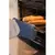 Set of 2 kitchen mitts, Dark Blue - Tiseco