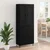 Highboard s ladicama 2 pcs Crni hrast Konstruirano drvo