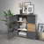 JELA VITRINA V90-2KS/ON - kolekcija Onyx - Antracit HG lak/Pacifik orah lak - 92x117x40 cm
