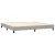 vidaXL Box spring postelja z vzmetnico svetlo siva 200x200 cm blago