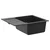Umivaonik Crna 620 x 500 mm 80% kvarc i 20% smola