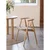 Bež/naraven jedilni stol Relate – Unique Furniture