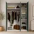 Hanah Home ormar Loren 1600-232, 135,8 cm, zeleni / beli